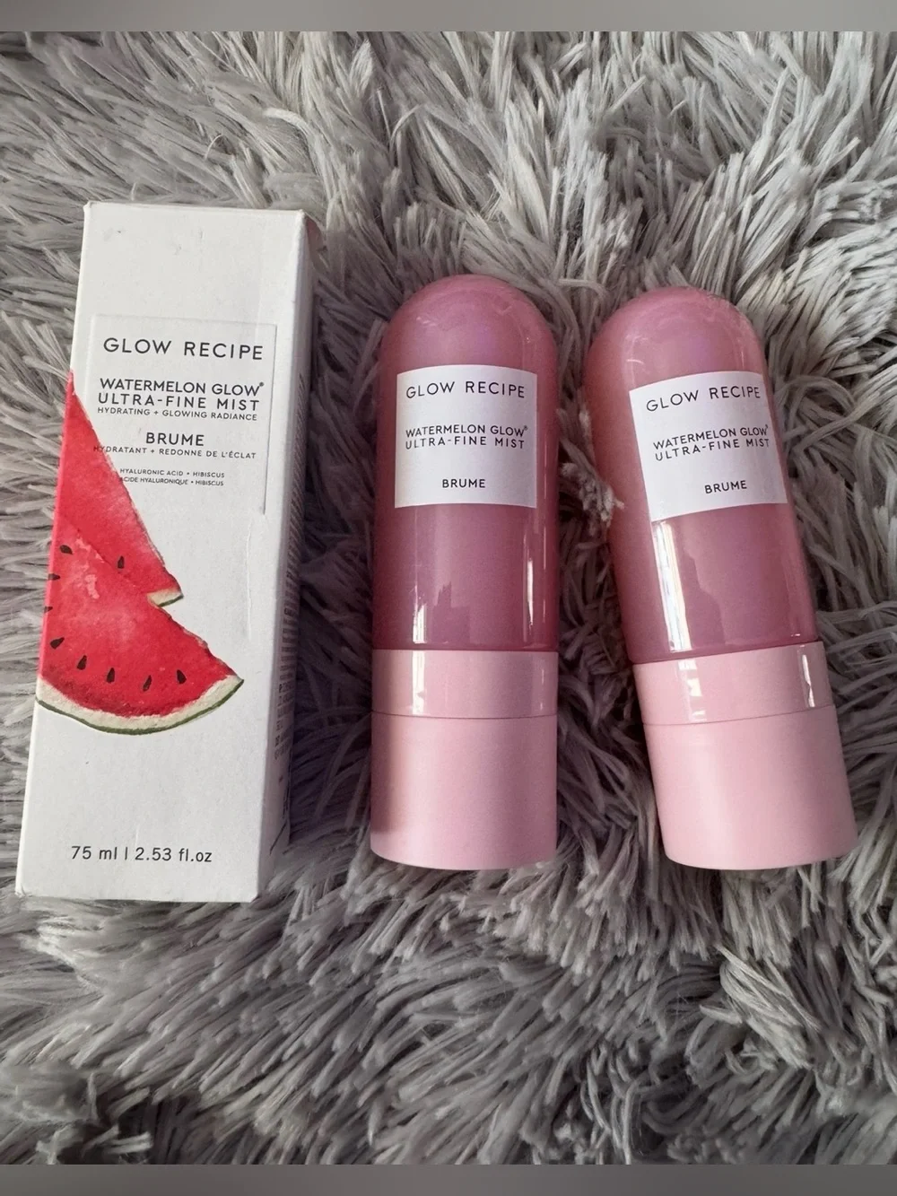 Two Glow Recipe Watermelon Glow Ultra-Fine Mist — Pink Facial Setting Mist